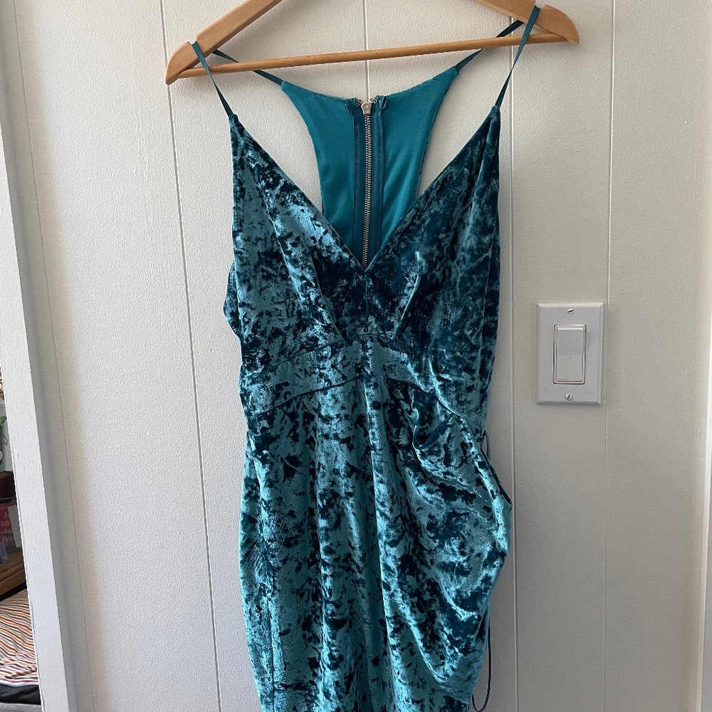 Crushed Velvet Dress